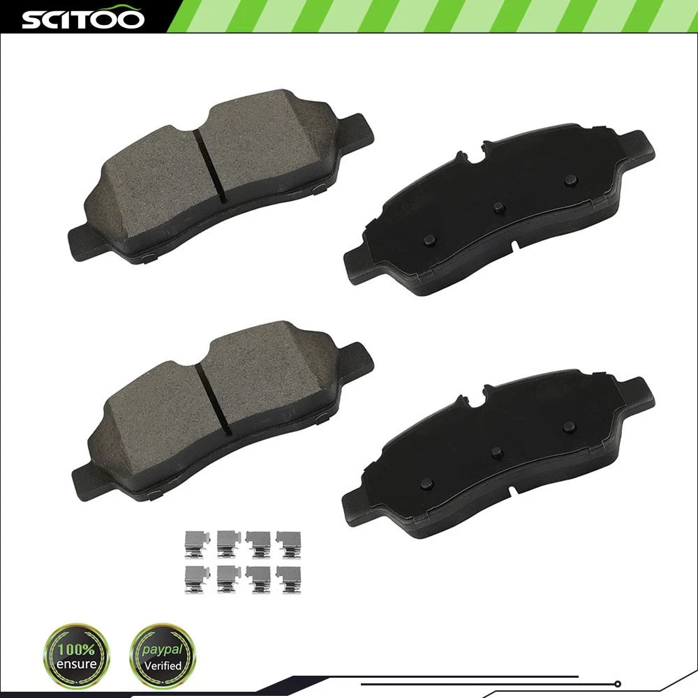 Set of 2 Metallic Brake Pads for Ford Transit-250 (2015–2020)