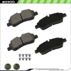 Set of 2 Metallic Brake Pads for Ford Transit-250 (2015–2020)