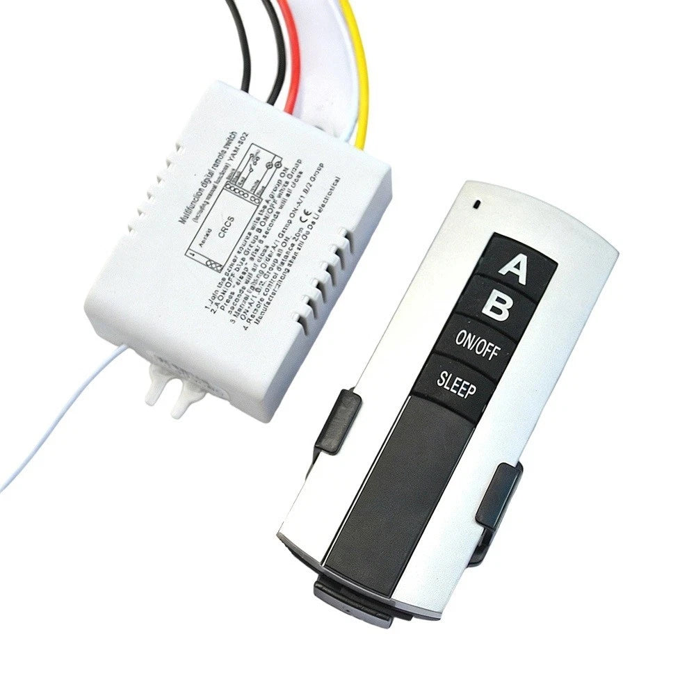 2X Wireless Remote Switch for Chandelier & Fluorescent Lamp