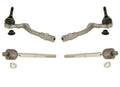 Set of 2 Outer & 2 Inner Steering Tie Rod Ends for Audi A4 Quattro S5 (2009–2016)