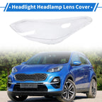 Headlight Lens Cover for Kia Sportage (2017–2019) PC Clear