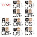 Set of 10 Carburetor Diaphragm Repair Kit for Chainsaw 4500 5200 5800