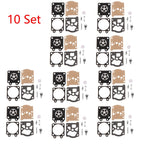 Set of 10 Carburetor Diaphragm Repair Kit for Chainsaw 4500 5200 5800