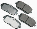 Rear Ceramic ProAct Disc Brake Pads for Mazda MX-5 Miata (2006–2014) Akebono