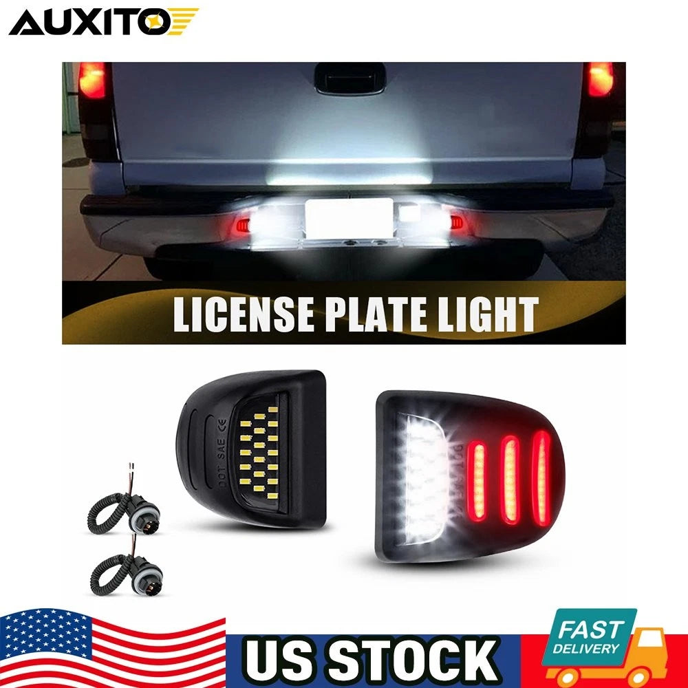 LED License Plate Light for Chevy Silverado 1500 2500HD 3500 HD (1999–2014)