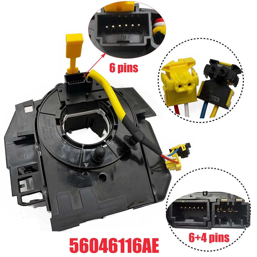 Spiral Cable Clock Spring for Ram 2500 3500 (2011–2012) 56046116AE