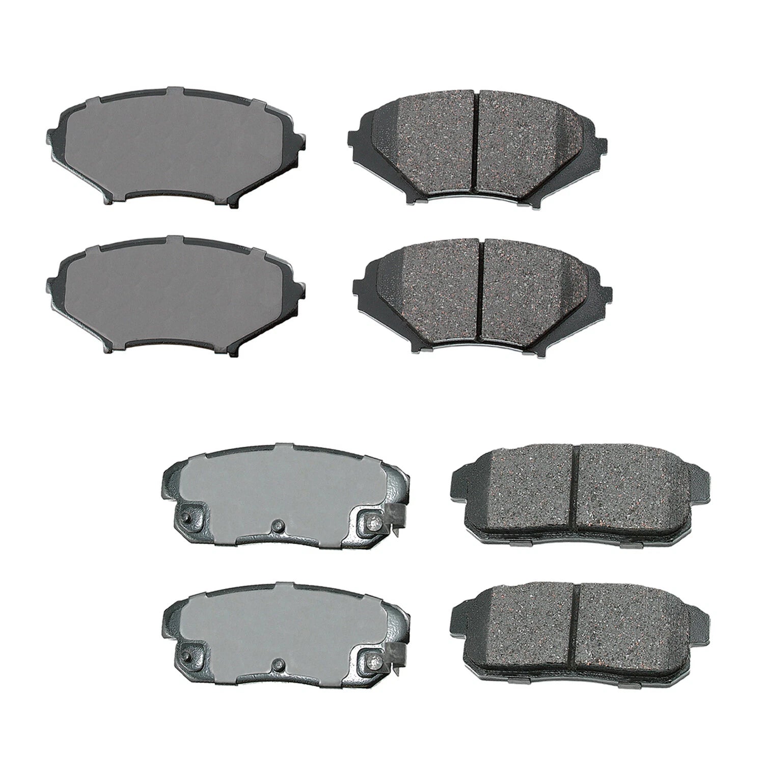 Akebono ProACT Ceramic Disc Brake Pad Kit for Mazda RX-8 (2004–2011)