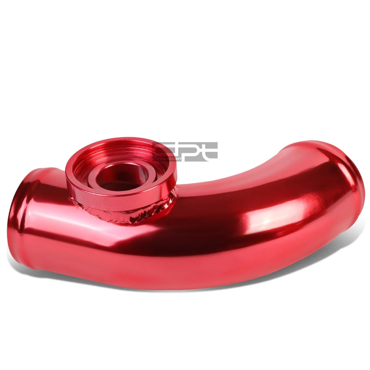 SSQV 2.5" Turbo Charger Blow Off Valve Flange Adapter Tube Pipe Red