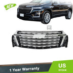 Front Upper Grille for Chevrolet Traverse (2022–2023) Chrome Surround