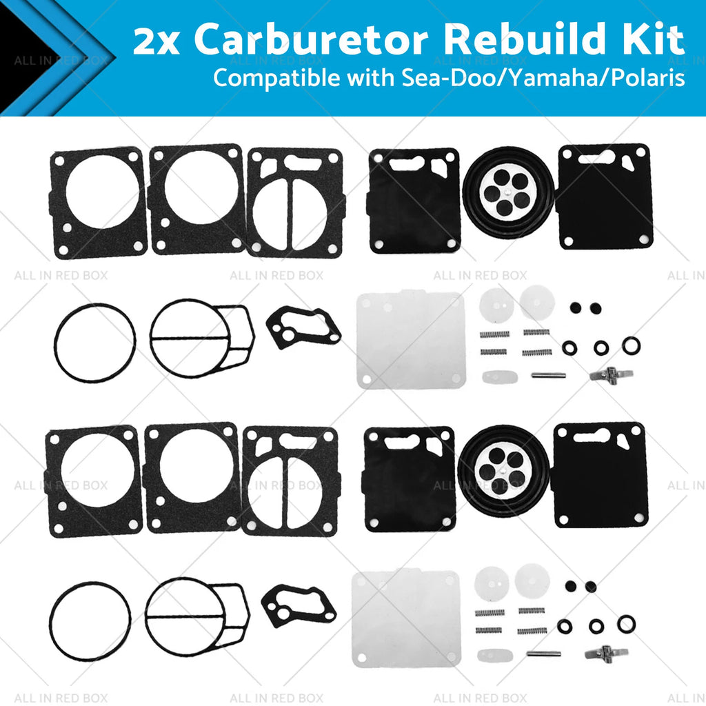 2X Carb Rebuild Repair Kit for Sea-Doo SP SPI SPX HX GS GSI GSX (1990–2003)