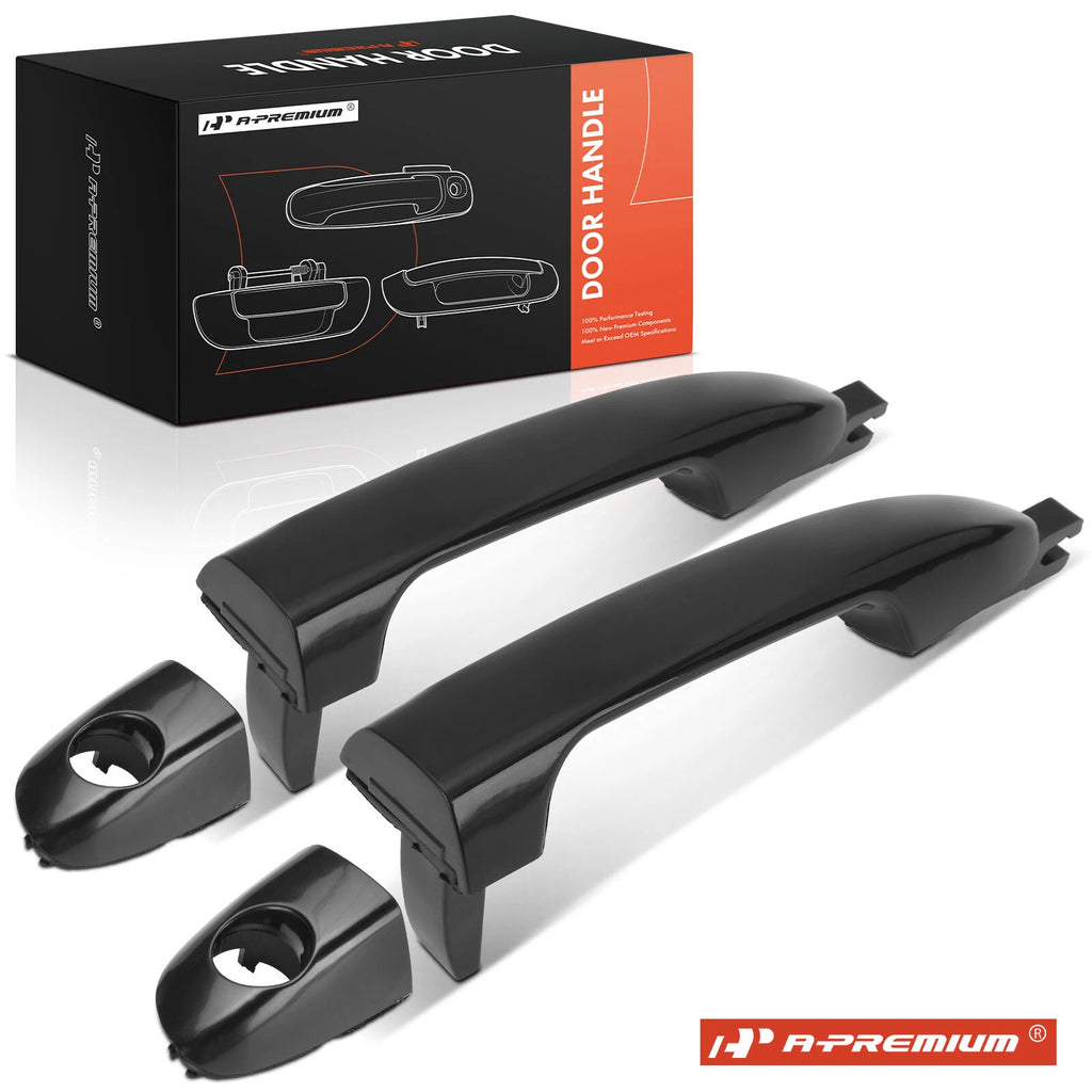 2X Exterior Door Handle w/ Keyhole for Kia Spectra (2000–2009)