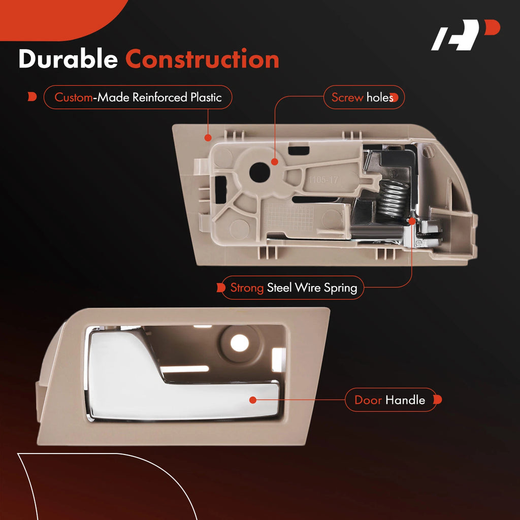 Beige Chrome Interior Door Handle for Ford Escape Mercury (2001-2012)