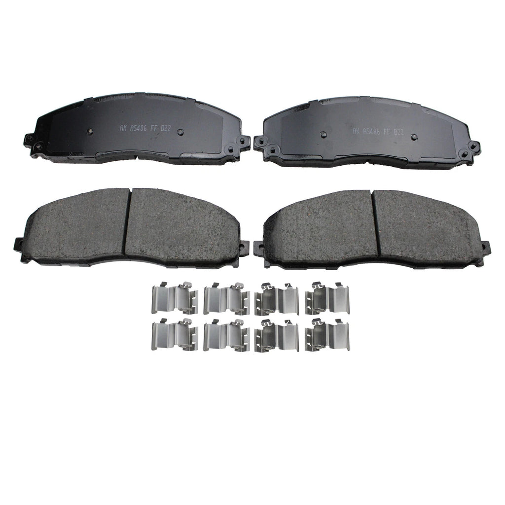 Set of 4 Akebono ProACT Front Ceramic Disc Brake Pads for Ford F-250 F-350 (2005–2023)