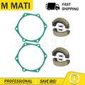 Set of 4 Brake Shoes Springs for John Deere 650 670 Tractor CH15066 CH20140 CH15065
