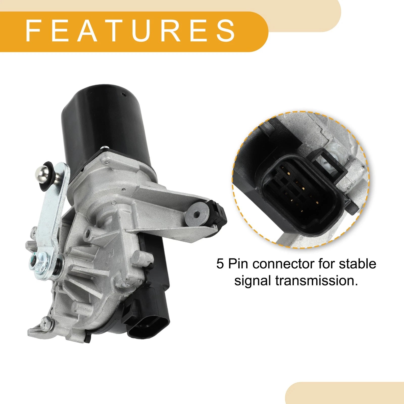 Front Windshield Wiper Motor for Chevrolet Express 1500 2500 (1996–2002) No.12487586