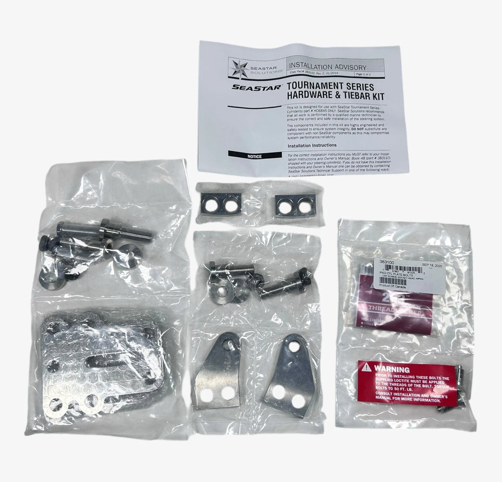 Set of 2 SeaStar Solutions HA6806 Tournament 2 Hardware Mounting Plates