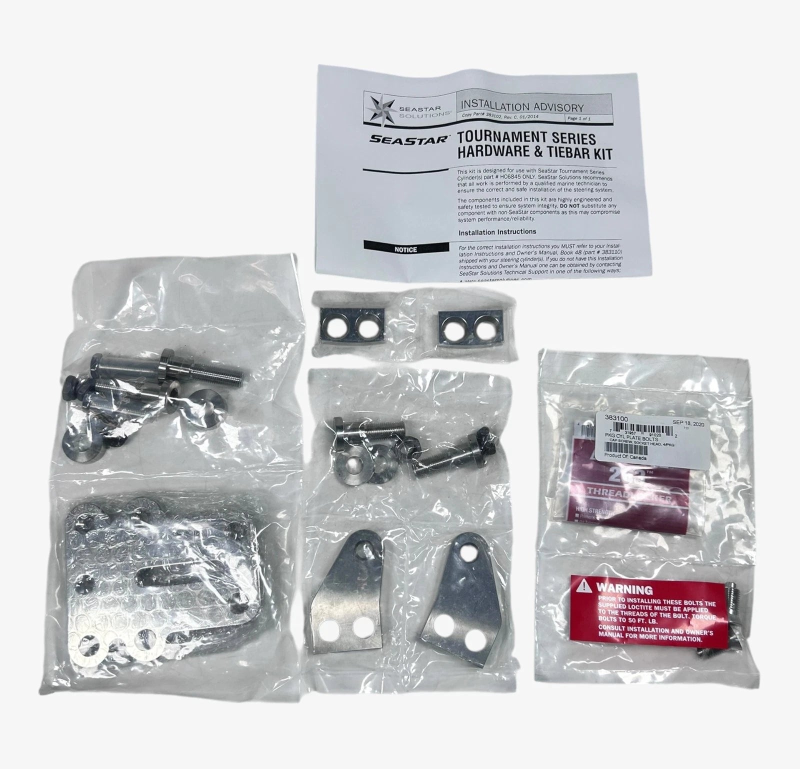Set of 2 SeaStar Solutions HA6806 Tournament 2 Hardware Mounting Plates
