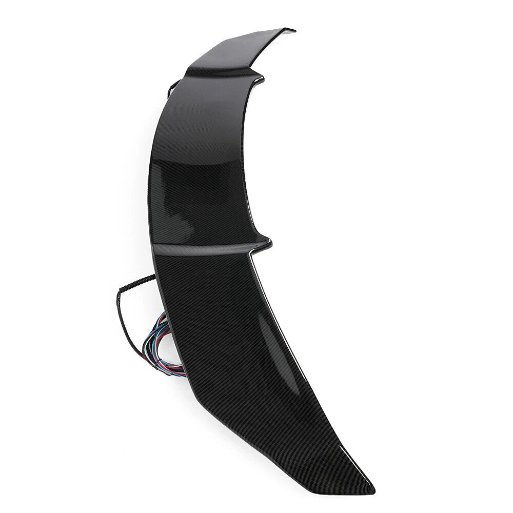 Universal Electric Tail Trunk Lid Spoiler for Auto (Glossy Black)