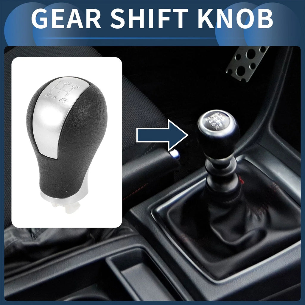 5 Speed Gear Shift Knob for Honda Civic (2012-2015) - Durable Plastic