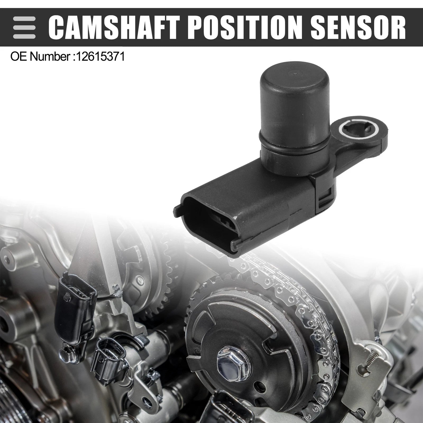 Camshaft Position Sensor for Buick LaCrosse (2010–2016) No. 12615371