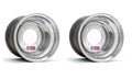 Set of 2 DWT Red Label Polished Rear Wheels Rims 9x8 4/115 for Raptor 700, YFZ450, Banshee