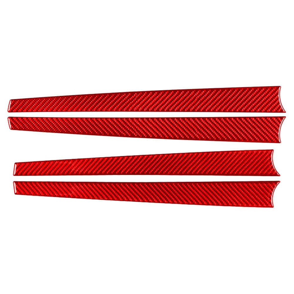 Interior Door Panel Strips Cover Trim for Toyota Hilux Revo (2015–2023) Red
