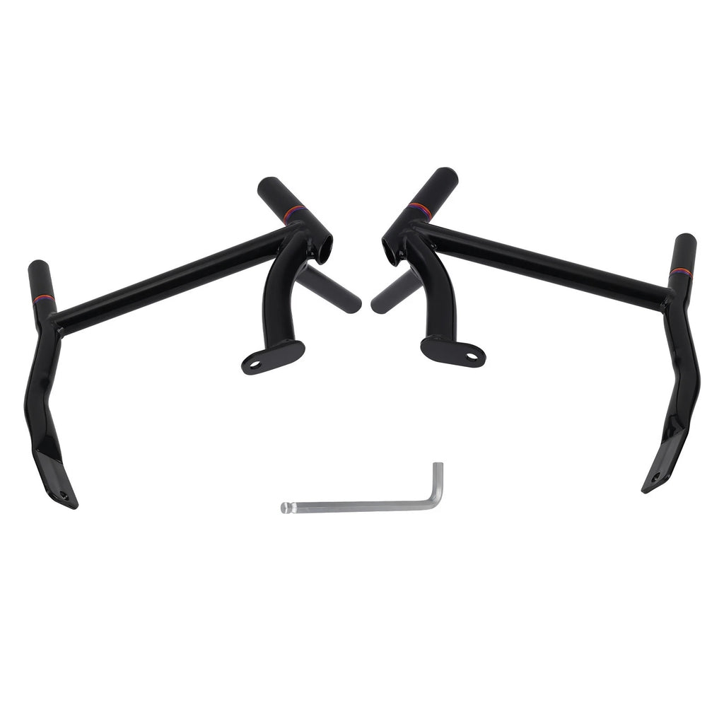 Rear Saddle Bag Guards for Harley Road Glide/Electra Glide (2009–2024) Black