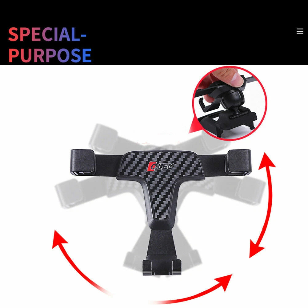 Carbon Fiber GPS Mount Holder for Audi Q5 (2012–2018)