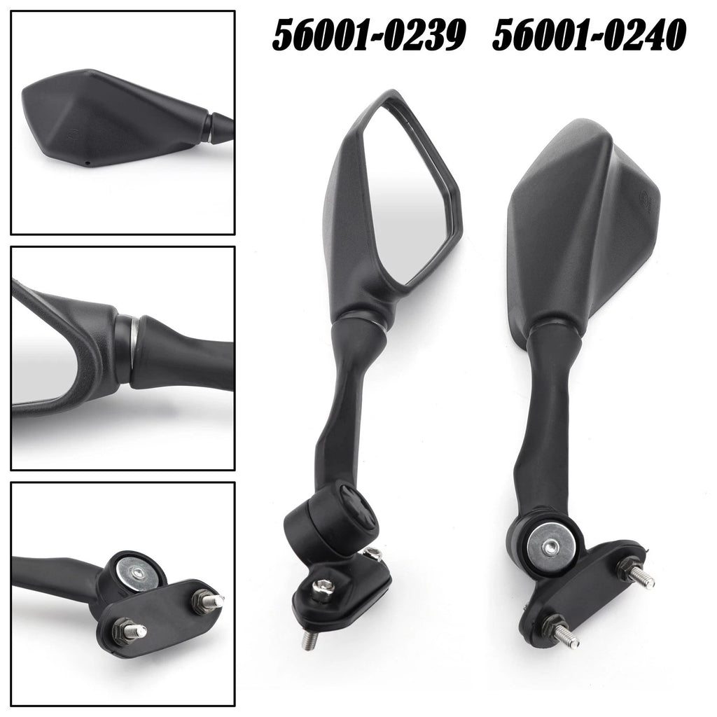 Rear View Mirrors for Kawasaki Ninja ZX6R 636 300R EX300 250 (2013–2017)