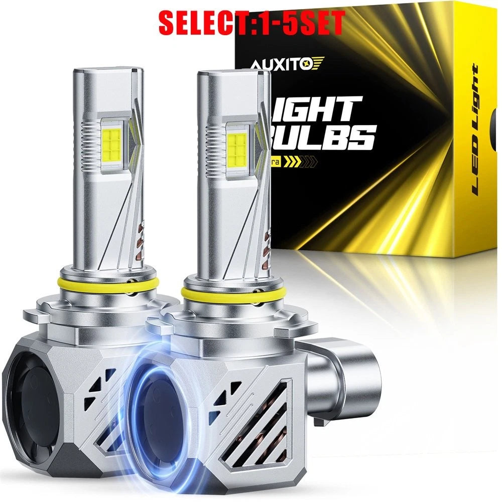 2X 9006 LED Headlight Kit for 6500K White Bulbs