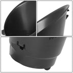 Pair Racing Bucket Seats for Universal Fit (Fixed Position, Grey Suede Leather)