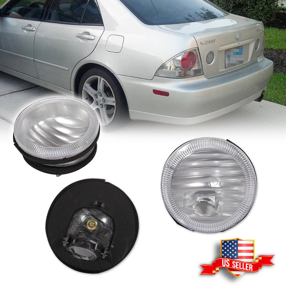 2X Clear Lens Rear Trunk Tail Brake Light for Lexus IS300 (2001–2005)