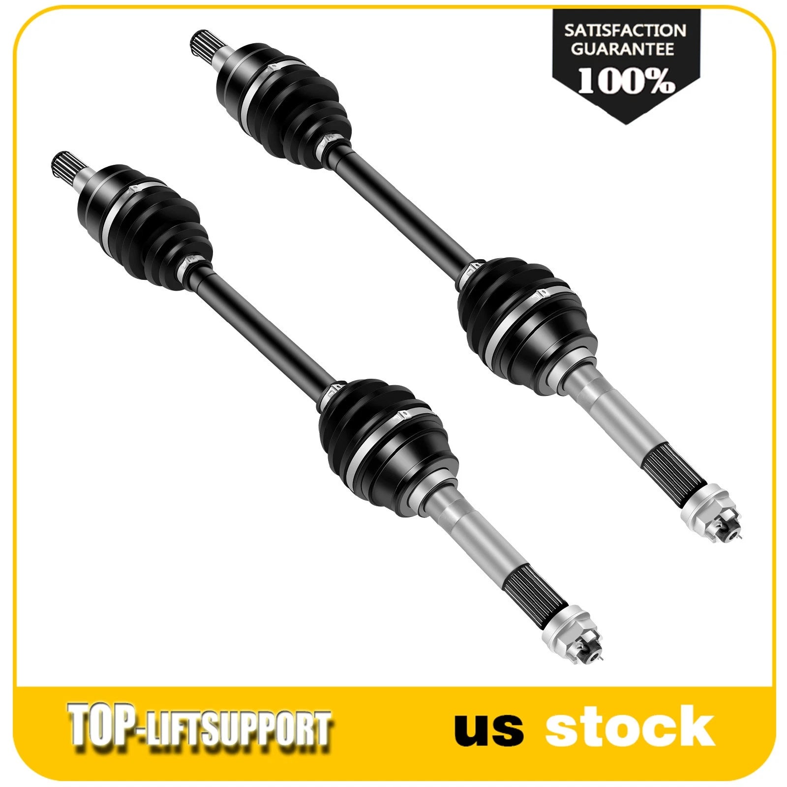 2X Front CV Axle Shaft for Kawasaki Mule 610 (2005–2021)