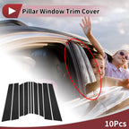 10 Pcs Car Door Pillar Window Trim for Mercedes-Benz R-Class (2006–2015) Black