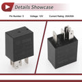 5 Pins Fuel Pump Relay for Ford (1992-2006) 12V 20A/30A