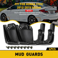 4X Splash Mud Guards Flaps for Honda Civic (2012–2015)