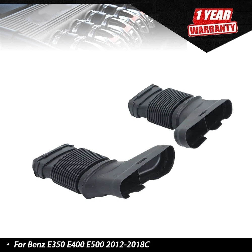 Set of 2 Air Intake Pipe Hoses for Benz E350 E400 E500 (2012–2018)