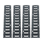 Set of 4 E Track Tie Down Rails for Universal Fit (2')