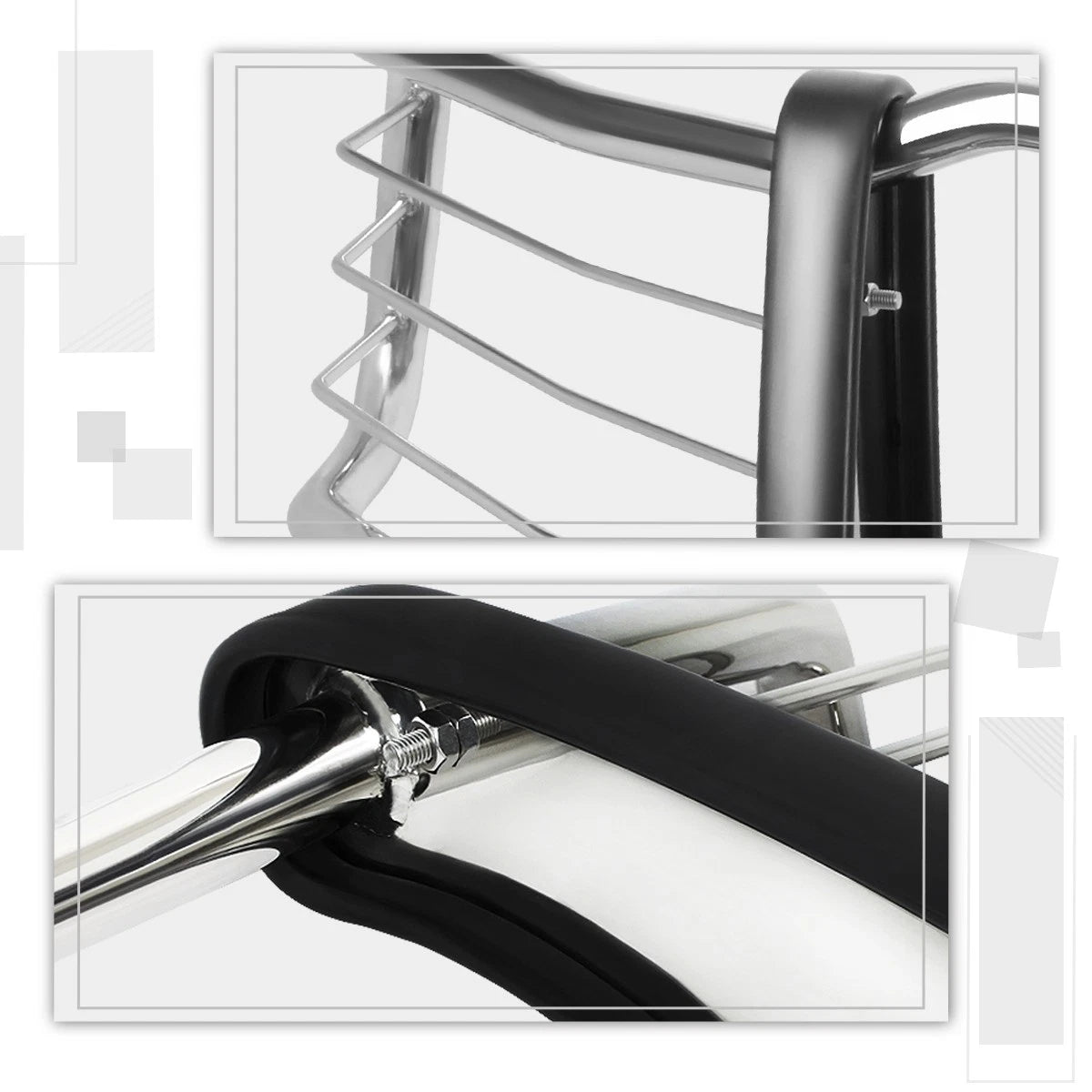 Chrome Bumper Brush Grill Guard for Chevy Silverado 2500/3500 HD (2007–2013)