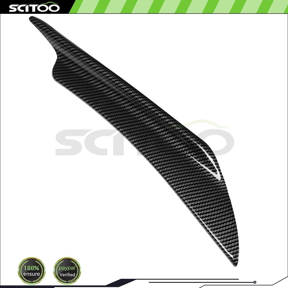 Set of 4 Carbon Fiber Bumper Canard Splitters for