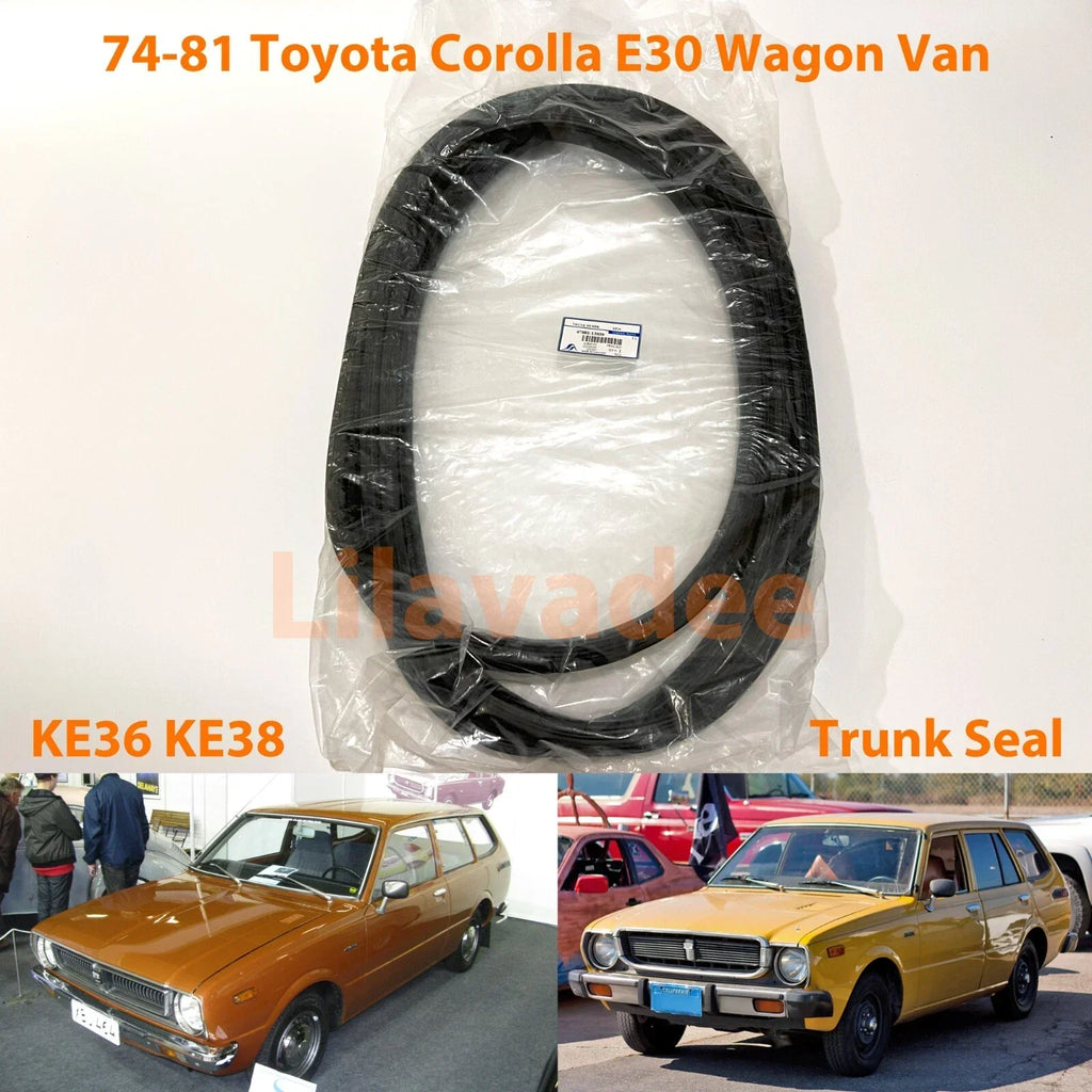Trunk Lid Weatherstrip Rubber Seal for Toyota Corolla KE36 KE38 Wagon Van