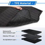 Cargo Liner Rear Trunk Mat for Toyota Prius (2016–2022) TPE Long Stripe