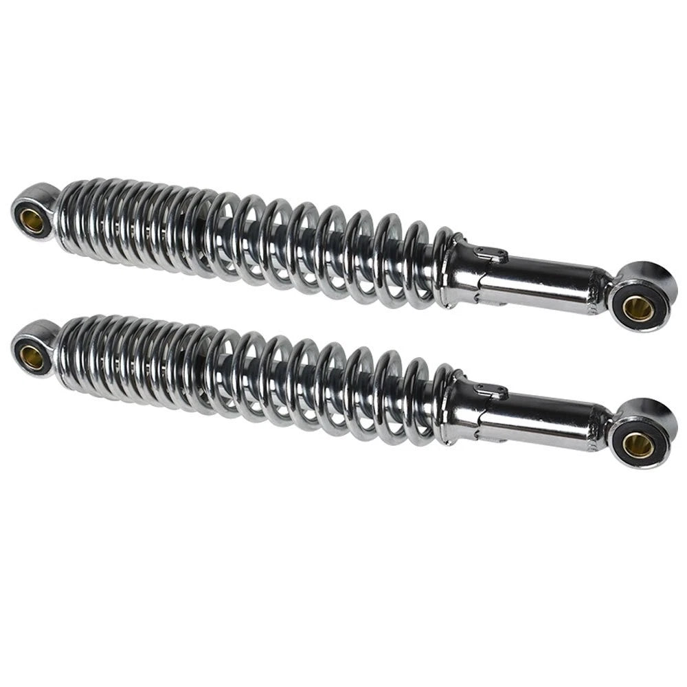 Set of 2 Chrome Shocks for S65 CL/CT70 XL75 CL/CT/CM/S90 CM91 CT110 (335mm)