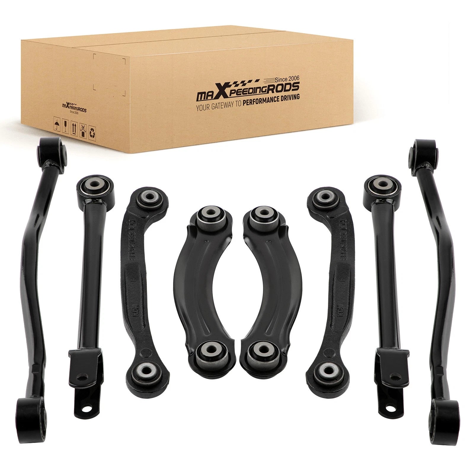 8x Rear Suspension Control Arms Lateral Arm for Dodge Charger Magnum (2006–2014)