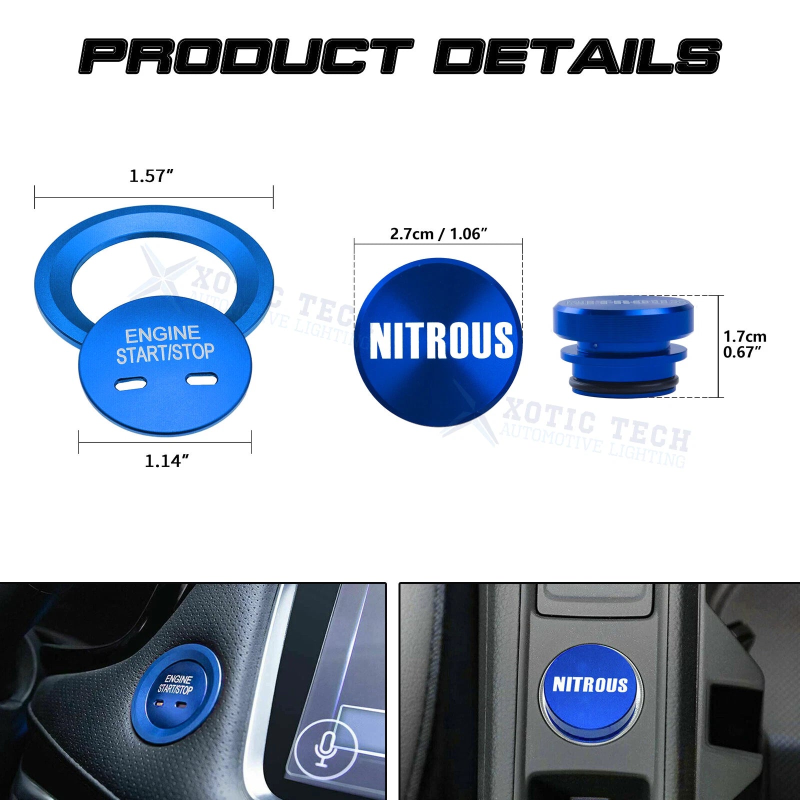 Nitrous Button Cover for Chevrolet Tahoe (2007-2014)