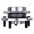 Set of 2 Front Wheel Hubs and Bearings + 2 Outer Tie Rod Ends for Dodge Avenger