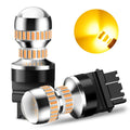 2X Amber LED Turn Signal Parking Light Bulb for Make Model (YYYY–YYYY)