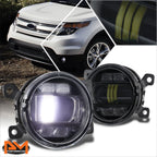 Smoked Lens Full LED Projector Fog Lights for Ranger/Mustang/Navigator (2005–2022)