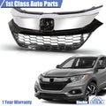 Front Bumper Grille for Honda HR-V (2019–2022) Silver Chrome