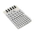 75PCS Chrome Bolt Topper Caps for Harley Davidson FLH FLT (2007–2013)